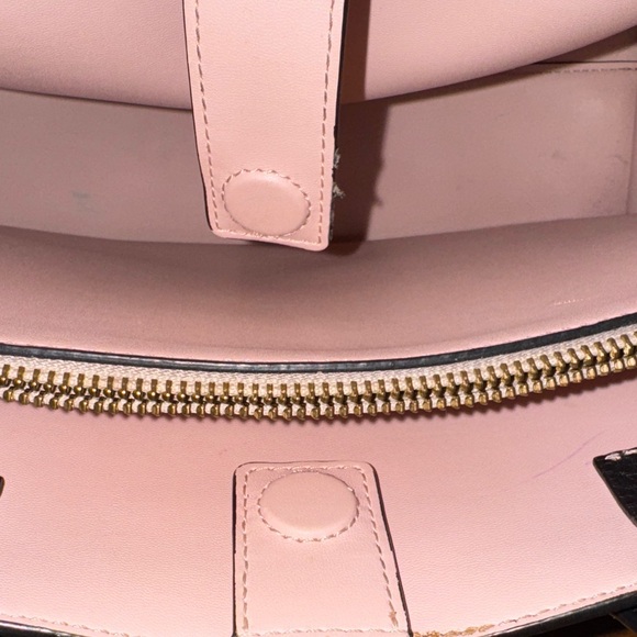 Kate Spade NY Black Pebbles Leather Satchel Shoulder Crossbody Bag Tassel Bow - Picture 14 of 17